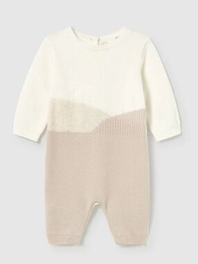 Mayoral Baby Boys Tricot Knit Romper